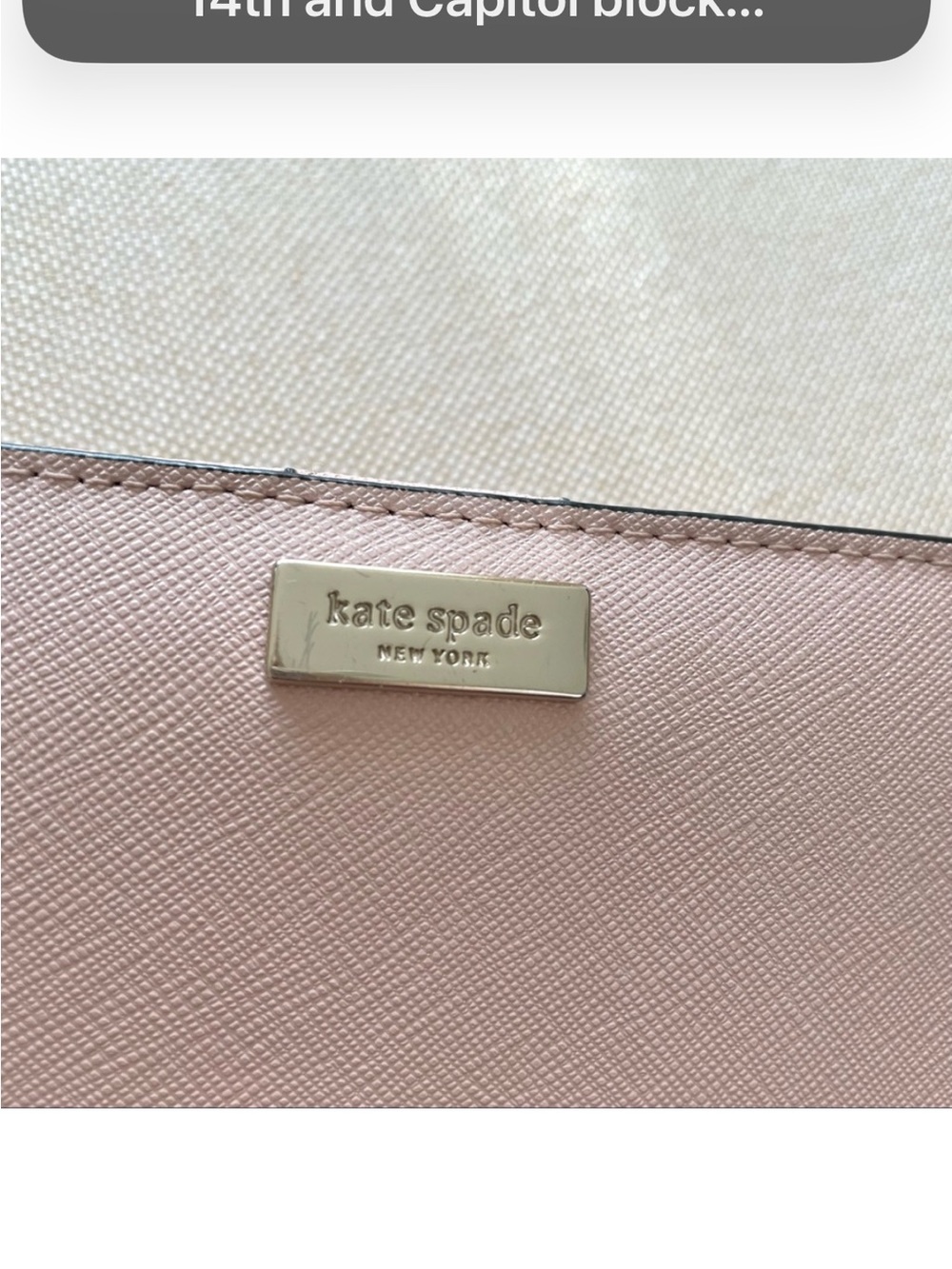 Kate Spade New York Staci or Laurel Way colorblock wallet in pink and black - Picture 5 of 15